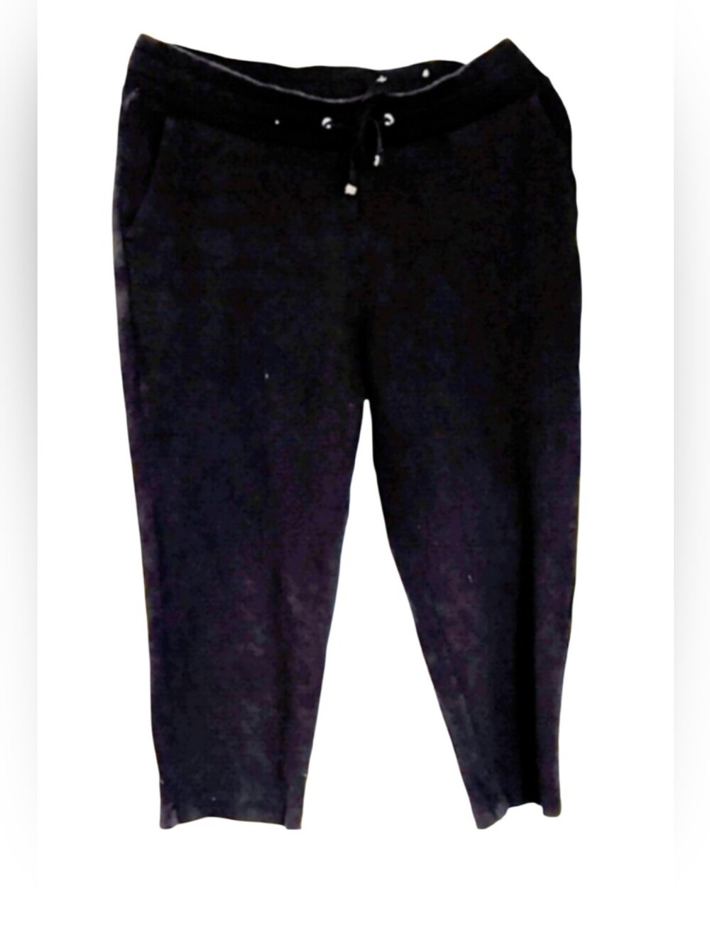 Croft & Barrow Dark Navy Blue Cotton Pants. Ankle Length.